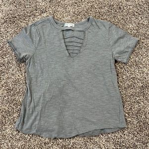 Fitz + Eddi small t-shirt with strappy front